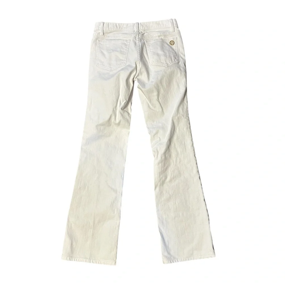 Tory Burch Women’s 28 Tory Classic White Denim‎ Jeans EUC Style 50071253